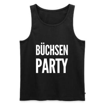Büchsenparty Junggesellinnenabschied Lustig Spruch - Männer Premium Bio Tank Top - Schwarz - Vorne - Michal (187cm)