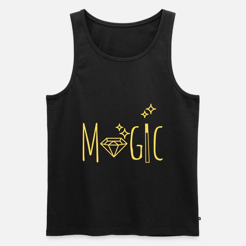 Magic - Männer Premium Bio Tank Top - Schwarz