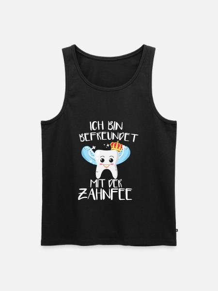 Zahn magisch - Männer Premium Bio Tank Top - Schwarz