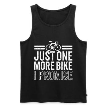 Just One More Bike I Promise Cyclist Bike - Débardeur bio Premium Homme - noir - Devant - Michal (187cm)