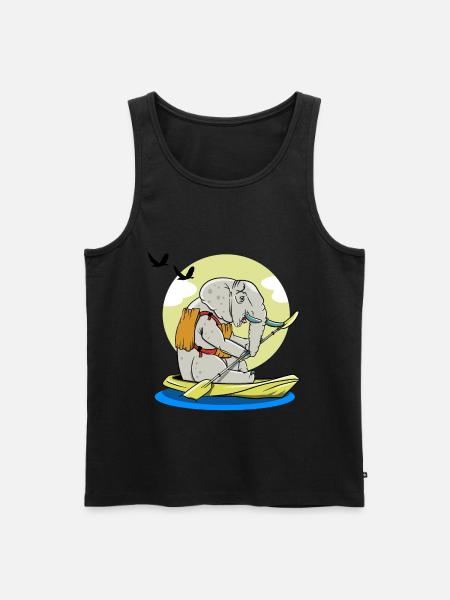 Elephant Kayaking Elephant Kayaking - Men's Premium Organic Tank Top - 