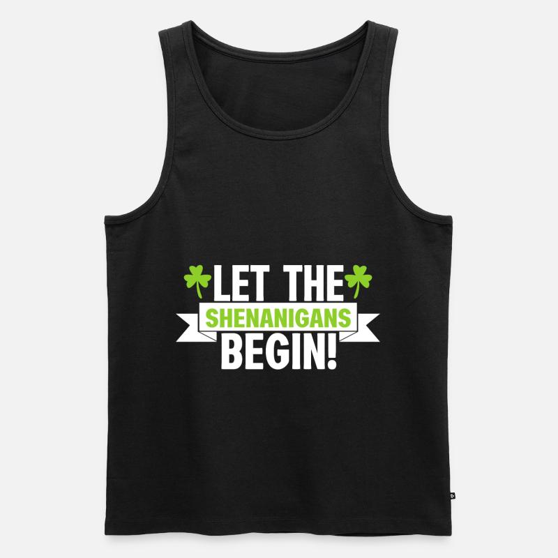 Irish Shenanigans - Männer Premium Bio Tank Top - Schwarz