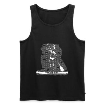 Stand up Paddling | SUP | stand up paddle - Männer Premium Bio Tank Top - Schwarz - Vorne - AI Model Male 178 light (178cm)