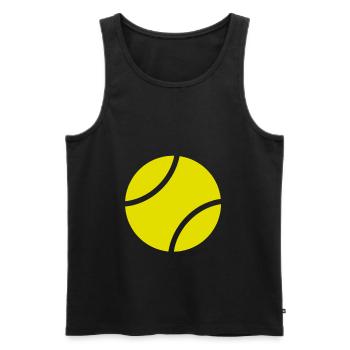 Tennis Ball Ball Sport Tennis Gift Ball Sport - Men's Premium Organic Tank Top - black - Front - Michal (187cm)