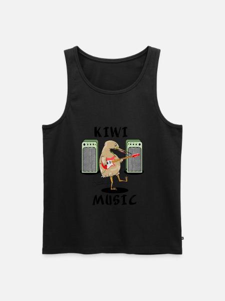 Kiwi Music - Männer Premium Bio Tank Top -