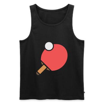 Table tennis table tennis bats table tennis - Men's Premium Organic Tank Top - black - Front - Michal (187cm)