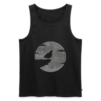 Quail keeper quail breeder quail gift idea - Men's Premium Organic Tank Top - black - Front - Michal (187cm)