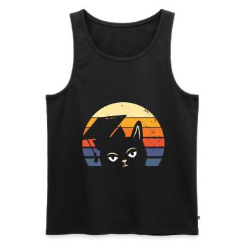 Doctor doctorate doctor scientist doctors - Men's Premium Organic Tank Top - black - Front - Michal (187cm)