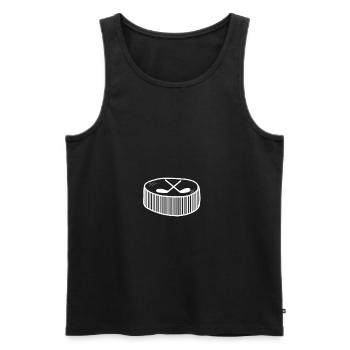 Hockey sur glace Équipe Sports d'hiver Hockey sur glace Hockey sur glace - Débardeur bio Premium Homme - noir - Devant - Michal (187cm)