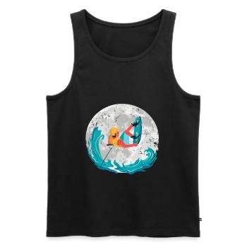 Wakeboard Wakeboard Wakeboarder cadeau - Débardeur bio Premium Homme - noir - Devant - Michal (187cm)
