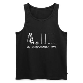 Leiter Rechenzentrum Hobbygärtner Gärtner Geschenk - Männer Premium Bio Tank Top - Schwarz - Vorne - Michal (187cm)