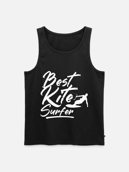 Best Kitesurfer Kitesurfing Kitesurf - Men's Premium Organic Tank Top - black