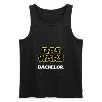 Das wars - Bachelor - Männer Premium Bio Tank Top - Schwarz - Vorne - Michal (187cm)