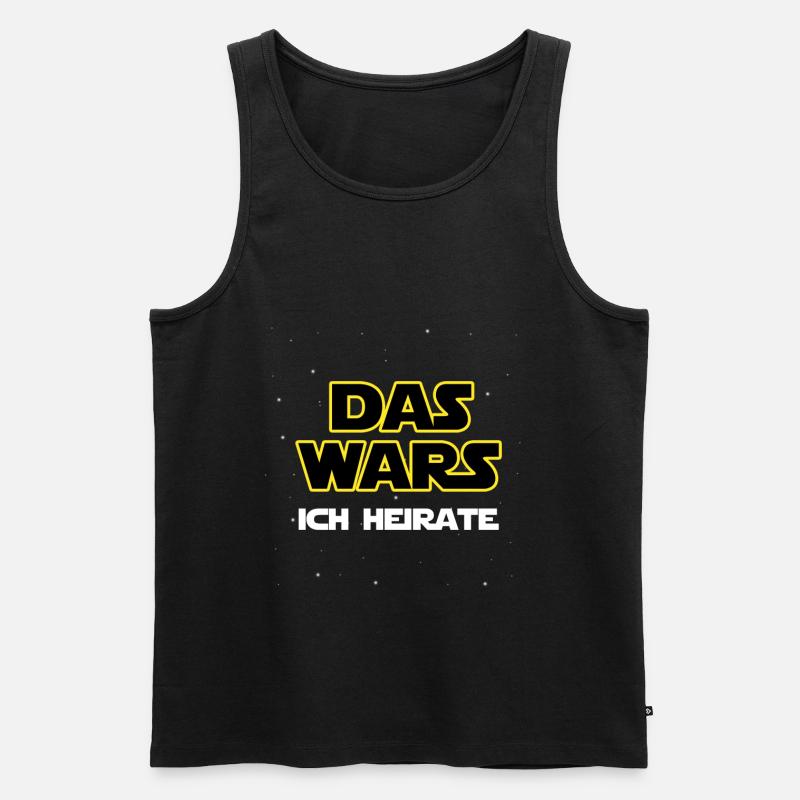 Das wars - Ich Heirate! - Männer Premium Bio Tank Top - Schwarz