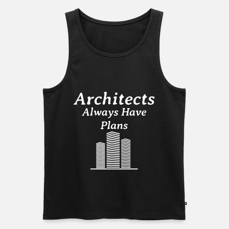 Architecte Architecte Étudiant Architecte Drôle - Débardeur bio Premium Homme - noir