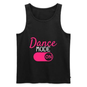 Rhythmus Tanzen Tanz - Männer Premium Bio Tank Top - Schwarz - Vorne - AI Model Male 178 light (178cm)