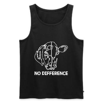 Go Vegan - Fier Végétalien - 10 - neg - Débardeur bio Premium Homme - noir - Devant - AI Model Male 178 light (178cm)