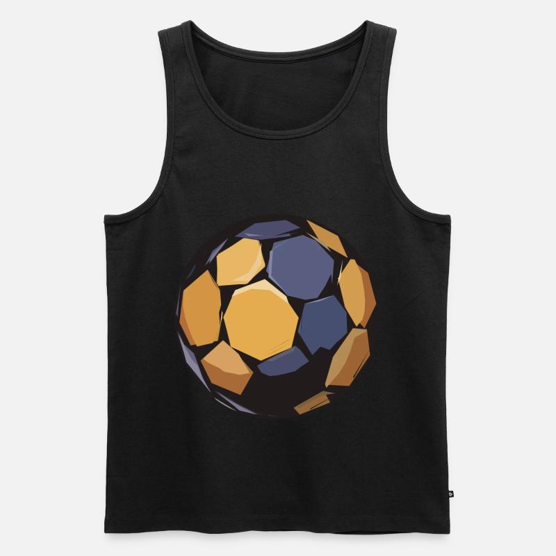 Handball Sticker Handbälle Ball Training - Männer Premium Bio Tank Top - Schwarz