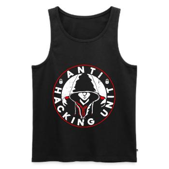 Programmierer Coder Software Entwickler - Männer Premium Bio Tank Top - Schwarz - Vorne - Michal (187cm)