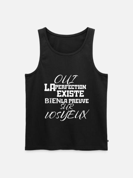 LA PERFECTION - Débardeur bio Premium Homme - noir