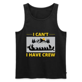 Drachenboot Racing Crew Paddlers Wassersport - Männer Premium Bio Tank Top - Schwarz - Vorne - Michal (187cm)
