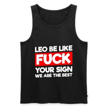 Horoskop Zodiac Glück - Männer Premium Bio Tank Top - Schwarz - Vorne - Michal (187cm)