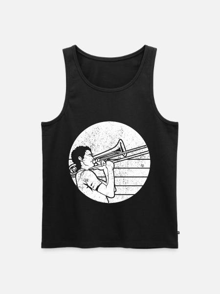 Trombone - Débardeur bio Premium Homme - noir