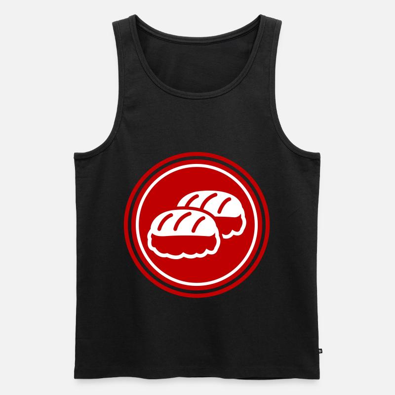Sushi icon Silhouette - Männer Premium Bio Tank Top - undefined