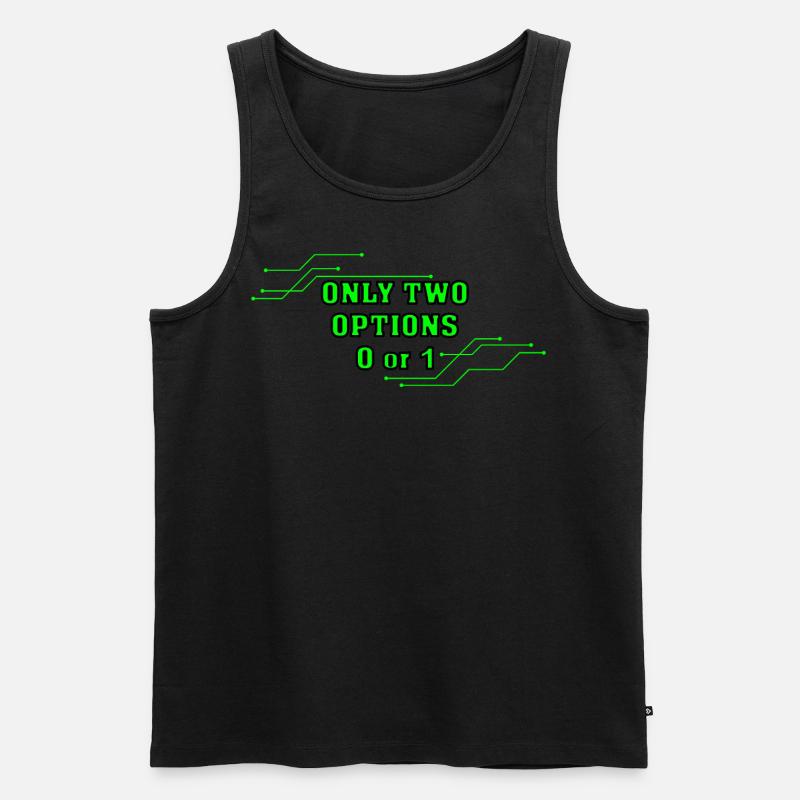 Informatik - Männer Premium Bio Tank Top - Schwarz