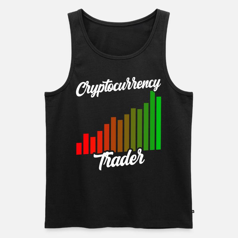 Cryptocurrency Traders Crypto Crypto Trader - Men's Premium Organic Tank Top - black