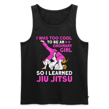 Kampfsportarten Brasilianisches Jiu Jitsu Geschenk - Männer Premium Bio Tank Top - Schwarz - Vorne - Michal (187cm)