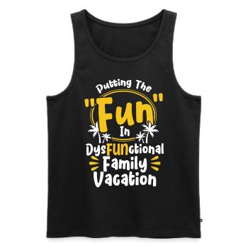 Autoreise Urlaub Familie Urlaub Familie Geschenk - Männer Premium Bio Tank Top - Schwarz - Vorne - Michal (187cm)