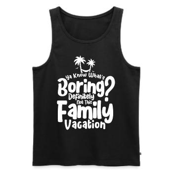 Autoreise Urlaub Familie Urlaub Familie Geschenk - Männer Premium Bio Tank Top - Schwarz - Vorne - Michal (187cm)