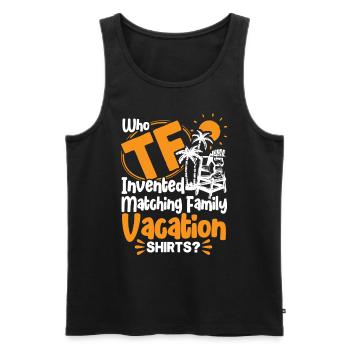 Autoreise Urlaub Familie Urlaub Familie Geschenk - Männer Premium Bio Tank Top - Schwarz - Vorne - Michal (187cm)