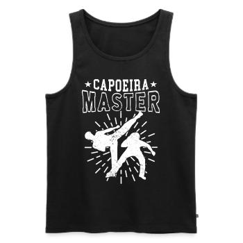 Capoeira Maître Arts Martiaux Brésilien Hobby - Débardeur bio Premium Homme - noir - Devant - Michal (187cm)