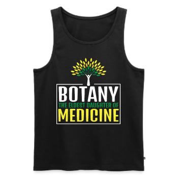 Botany The Eldest Daughter Of Medicine - Men's Premium Organic Tank Top - black - Front - Michal (187cm)