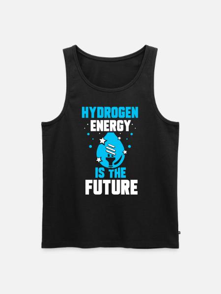 Energy from hydrogen is the future Hydrogen - Men's Premium Organic Tank Top - black