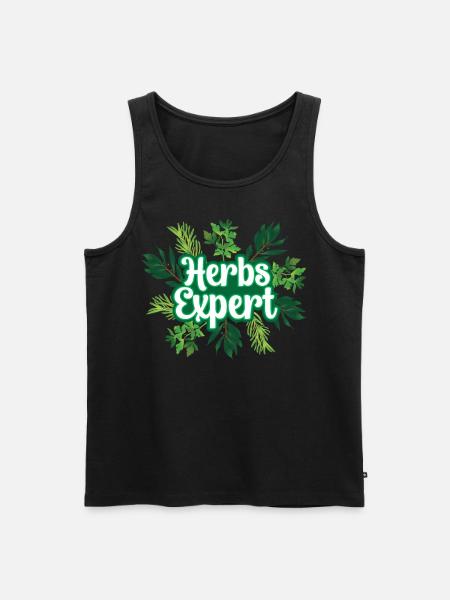 Herb Expert Herb Herb Garden - Men's Premium Organic Tank Top - black