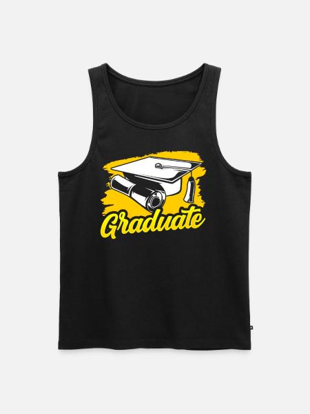 Graduate Graduate Graduate Festival - Men's Premium Organic Tank Top - black
