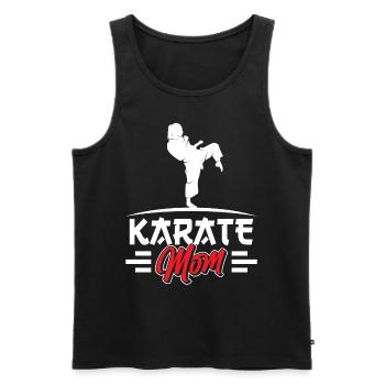 Karaté Mère Arts Martiaux Combattant d’Arts Martiaux - Débardeur bio Premium Homme - noir - Devant - Michal (187cm)