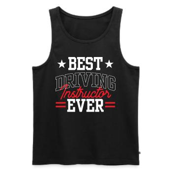 Bester Fahrlehrer Aller Zeiten Fahrschule Beruf - Männer Premium Bio Tank Top - Schwarz - Vorne - AI Model Male 178 light (178cm)