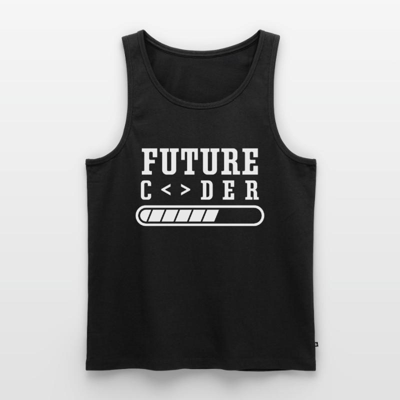 Zukünftiger Coder Programmierer Coding Code Männer Premium Bio Tank Top