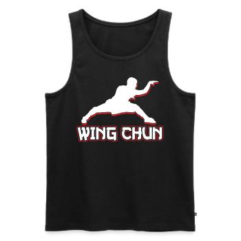 Wing Chun Entraîneur Arts Martiaux Arts Martiaux Arts Martiaux - Débardeur bio Premium Homme - noir - Devant - Michal (187cm)