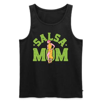 Salsa Mama Dancing Hobby Dancer Dance - Men's Premium Organic Tank Top - black - Front - AI Model Male 178 light (178cm)