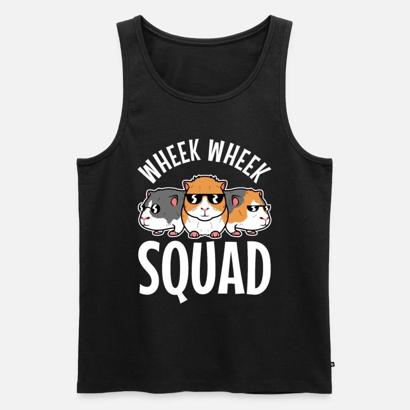 Wheek squad - Männer Premium Bio Tank Top - Schwarz