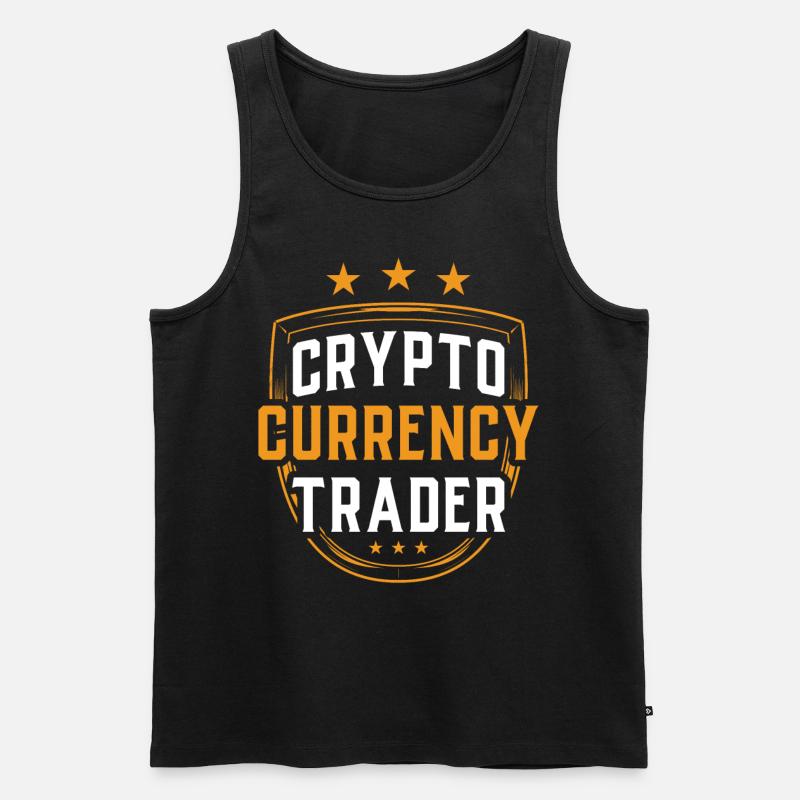 Kryptowährungs Händler Krypto Crypto Trader - Männer Premium Bio Tank Top - Schwarz