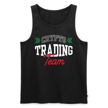 Krypto Trading Team Trader Crypto Traden - Männer Premium Bio Tank Top - Schwarz - Vorne - AI Model Male 178 light (178cm)