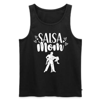 Salsa Mama Dancing Dancer Dance Hobby - Men's Premium Organic Tank Top - black - Front - AI Model Male 178 light (178cm)