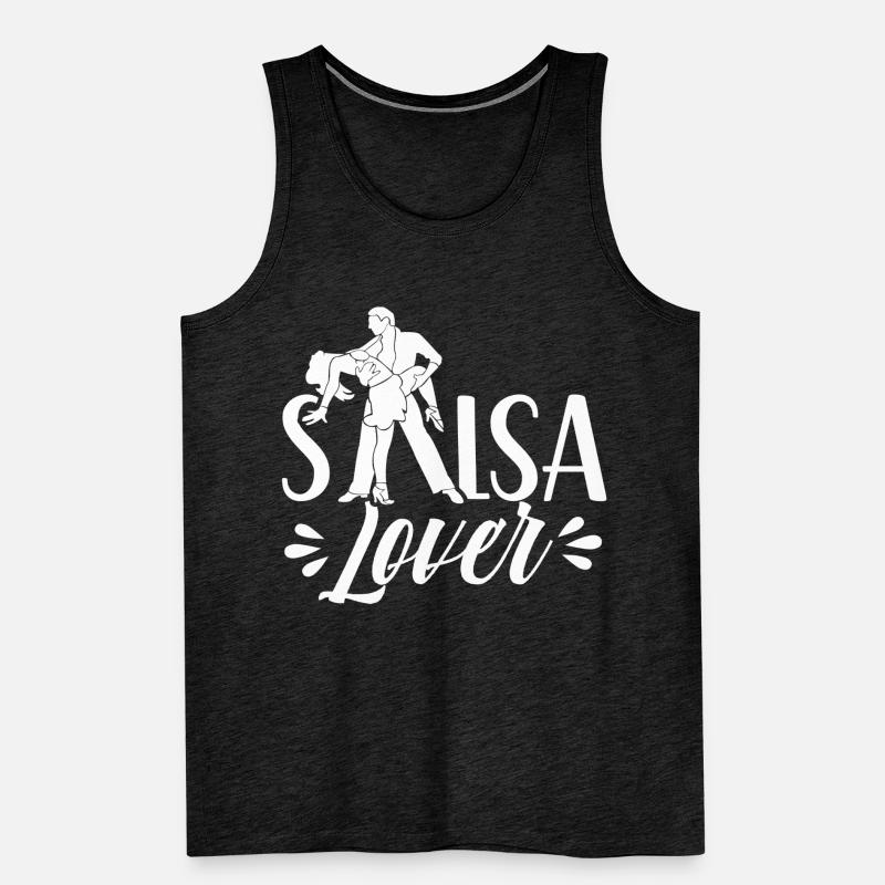 Salsa Lovers Hobby Dancing Dance Dancer Men's Premium Organic Tank Top