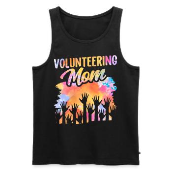 Volunteer Mother Voluntary Profession - Men's Premium Organic Tank Top - black - Front - AI Model Male 178 light (178cm)